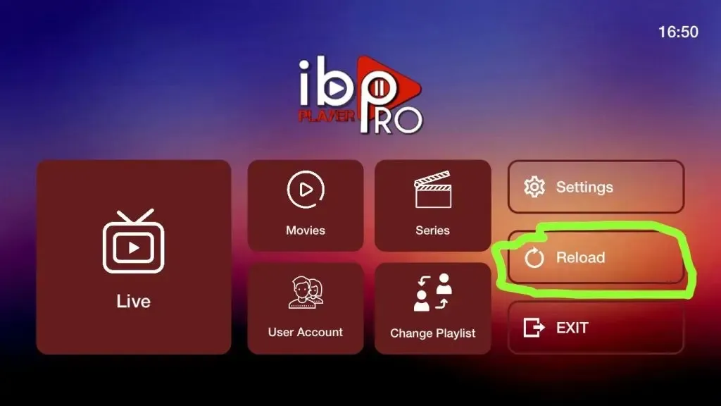 IBO Player Pro loading the channel list after activation